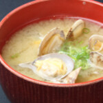 Miso soup with clams