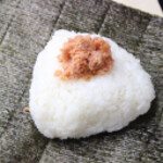 Specialty rice ball (plum, salmon, and cod roe)