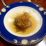 レストラン イコブ - 合鴨のロースト あさつきソース　2013.4.23