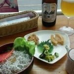 カノン - 釜揚げシラス丼と副菜