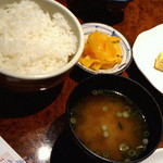Hananomai - 「ご飯と味噌汁セット」　２９４円