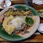 うどん・そばのお食事処 玉川 - 磯おろしそば 冷 1380円 (22年9月)