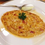 洋膳酒房 ひげ - キャベツオムレツ