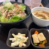 竹ちゃん - 旨塩豚丼＆ミニきざみうどん750円（金曜日日替わり）