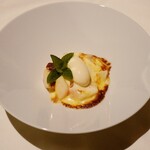 オーベルジュ ド プリマヴェーラ - 桃のグラタン