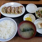肉汁餃子のもりや - 餃子定食2022.09.26
