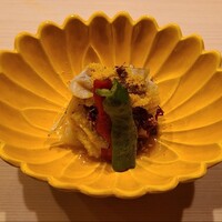 麻布 かどわき - 久しぶりにかきのもとを食べました。
