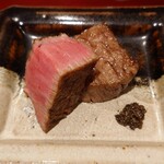 銀座 しのはら - 追加の飛騨牛飛び牛のシャトーブリアン50g