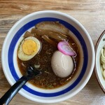 Flavored egg Tsukemen (Dipping Nudle)