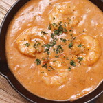 Rich lobster bisque (with bread)