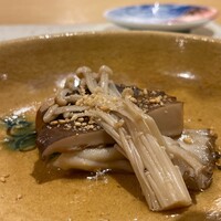 焼鳥 ひら野 - アワビ茸・エノキ・舞茸のお浸し