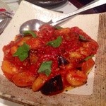 Ｈ25.04　ニョッキとナスのアラビアータ（ミニトマト入り！）