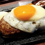 STEAK HOUSE WATAYOSHI - デミたまハンバーグ230gにサイズアップ