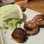 Kushiyaki Takuma - 豚しそ巻280円