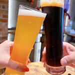 クラフトビール工房 新宿エール - ホワイト、ダークピルスナー