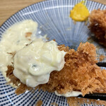 とん汁と玄米の店 檍食堂 - ささみカツはタルタルと