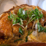 味処 銀の里 - かなり肉厚で贅沢～なカツでした。なかなかの絶品ぶりでございました。