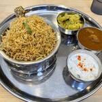 Rusi Indo Biryani - ビリヤニセット 1250円（ランチ）