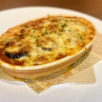 茄子とひき肉のチーズグラタン