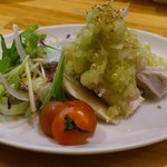 かつぎや - 蒸し鶏の…