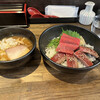 喜多方食堂 麺や 玄 - 料理写真:赤身丼と半ラーメンのセット