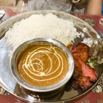 リトルスパイス - インドライスに変更。マトンカレー8辛。