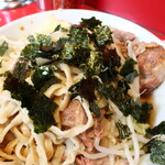 ラーメン二郎 - 刻み海苔にして♪