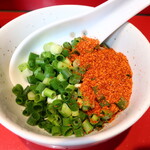 ラーメン二郎 - 待ってる間にカスタマイズ♪