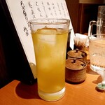 Sumibi Yakitori Ryou - 緑茶ハイ