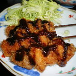 こんぴらうどん - 定食おかず　串カツ