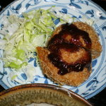 こんぴらうどん - 定食おかず　ミンチカツ