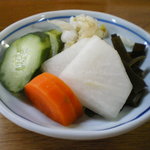 こんぴらうどん - 定食　漬物