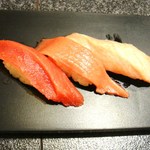 すしざんまい - 本鮪　三貫にぎり　５９８円はお得！