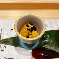 渋谷 すし仙 - 雲丹といくらの玉手箱仕立て ♪