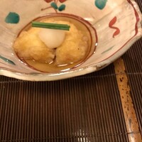 赤坂とゝや魚新 - イチヂクの天ぷら