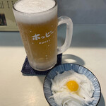 とんもつ串焼き煮込み しょう - 3冷ホッピーとお通し