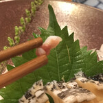 Sushi Dainingu Matsuyuki - アワビのクチバシの香りと食感　byまみこまみこ
