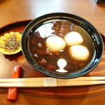 DAIBAN COFFEE cafe - 別の日のぜんざい(冷)780円✨白玉入りでした♪温かいぜんざいは角餅入りだとか！