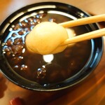 DAIBAN COFFEE cafe - 別の日のぜんざい(冷)780円✨あずきが染みたやわらかーい白玉♪