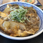 Yoshinoya - 月見牛とじ丼　602円