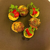 帆立のポワレ エスカルゴ風