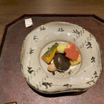 松戸 たかしま - 野菜の炊き合わせ