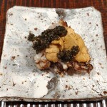 京天神 野口 - ●穴子、ウニ、キャビア