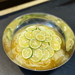 Yakiniku Sakaba Ushibudou - スダチ冷麺