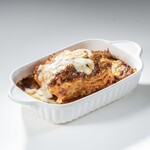 Kagoshima Ozaki Wagyu beef lasagna with meat sauce
