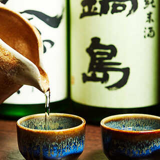 We always have 20 types of sake, which is essential for yakitori.