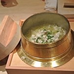 日本料理 百屋 - フキと鯛のご飯