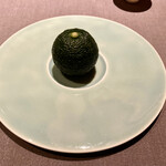 茶禅華 - 柚子海蜇　柚子釜入りくらげの冷菜