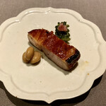 茶禅華 - 蜜汁叉焼　飴がけ叉焼の炭火焼き