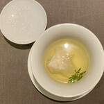 茶禅華 - 雉雲呑湯　雉の雲呑スープ